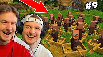 Vi har FANGET en hele landsby!! - Minecraft ep. 9