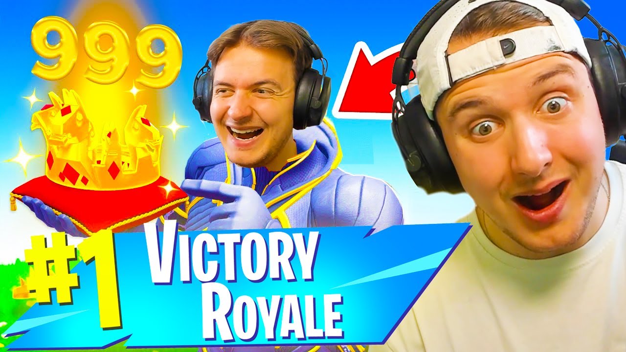 VORES FØRSTE WIN I FORTNITE!!
