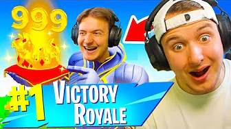 VORES FØRSTE WIN I FORTNITE!!