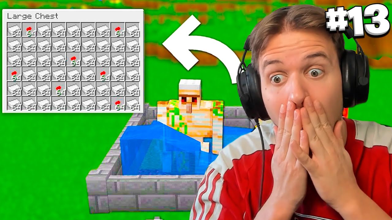 VI FÅR UENDELIGT JERN! I Minecraft Ep.13