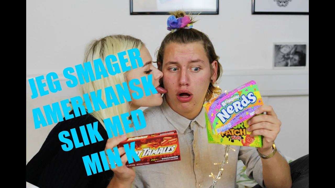Kristine spiser Amerikansk slik! Feat. Min K