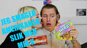 Kristine spiser Amerikansk slik! Feat. Min K