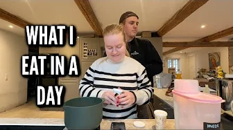 Hvad jeg spiser på en dag og cookiebagning | Livet på gården Ep. 33