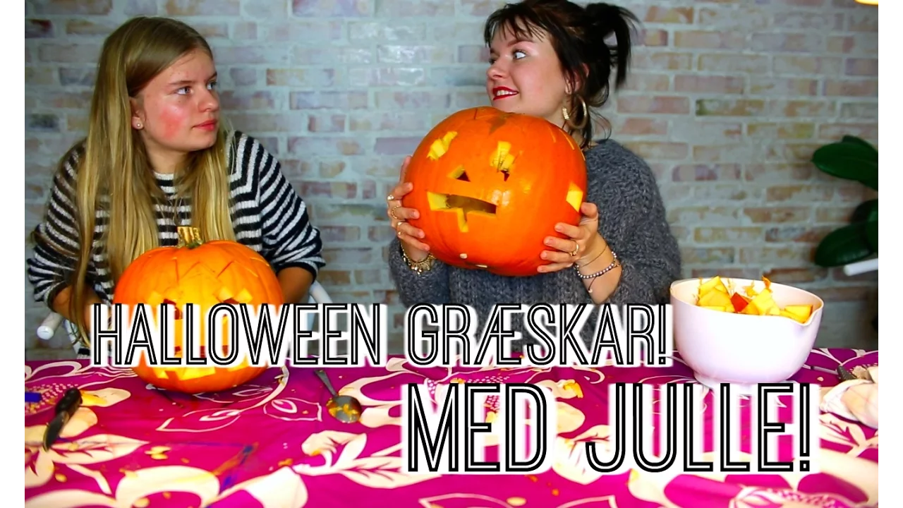 VI LAVER HALLOWEEN GRÆSKAR!