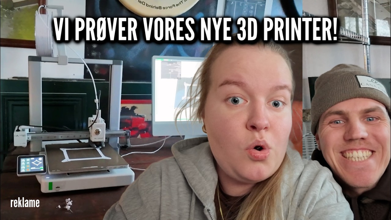 Vi har købt en 3D printer! | Livet på gården Ep. 78