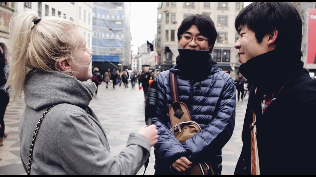 En tur på strøget med Kristine! "Hvad synes du om youtube?"