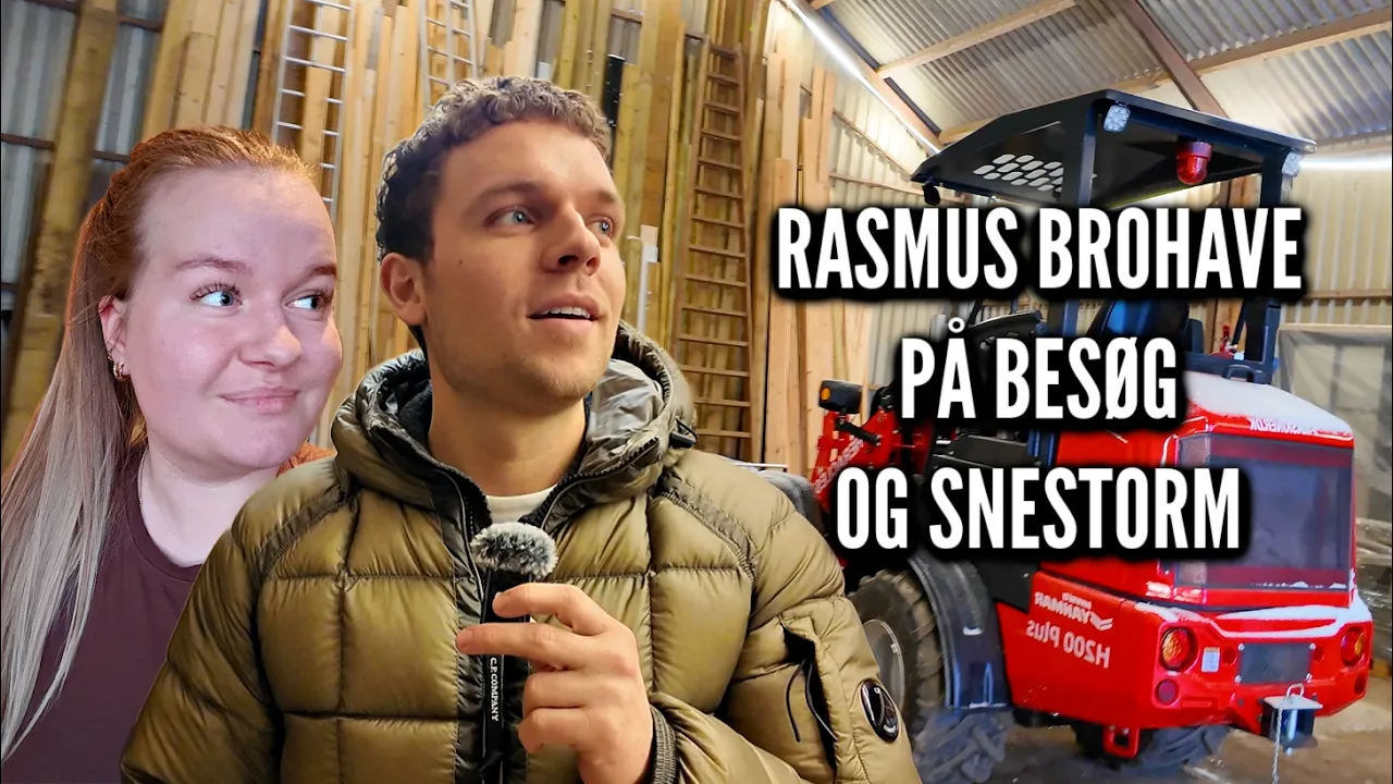 Brohave på besøg, snestorm og surdejsbesættelse| Livet på gården Ep. 79