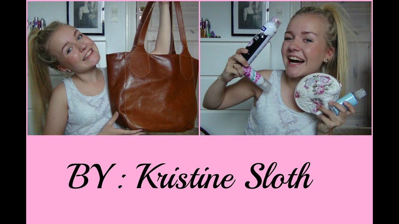 Hvad har Kristine i sin taske? 2013!!