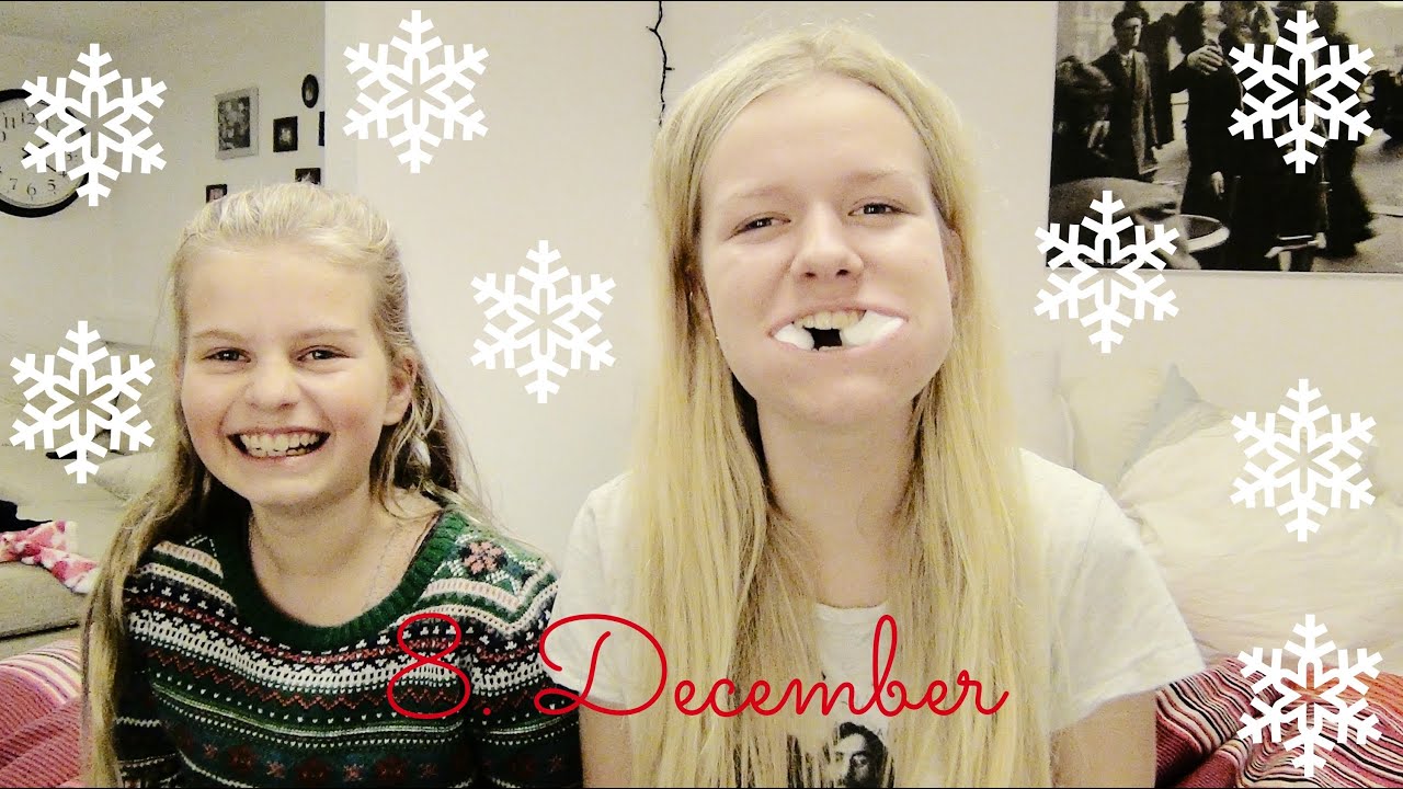 Kristine's Julekalender - 8. December, CHUBBY BUNNY CHALLENGE W. SIS