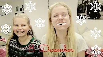 Kristine's Julekalender - 8. December, CHUBBY BUNNY CHALLENGE W. SIS