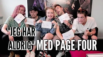 "JEG HAR ALDRIG" MED PAGE FOUR