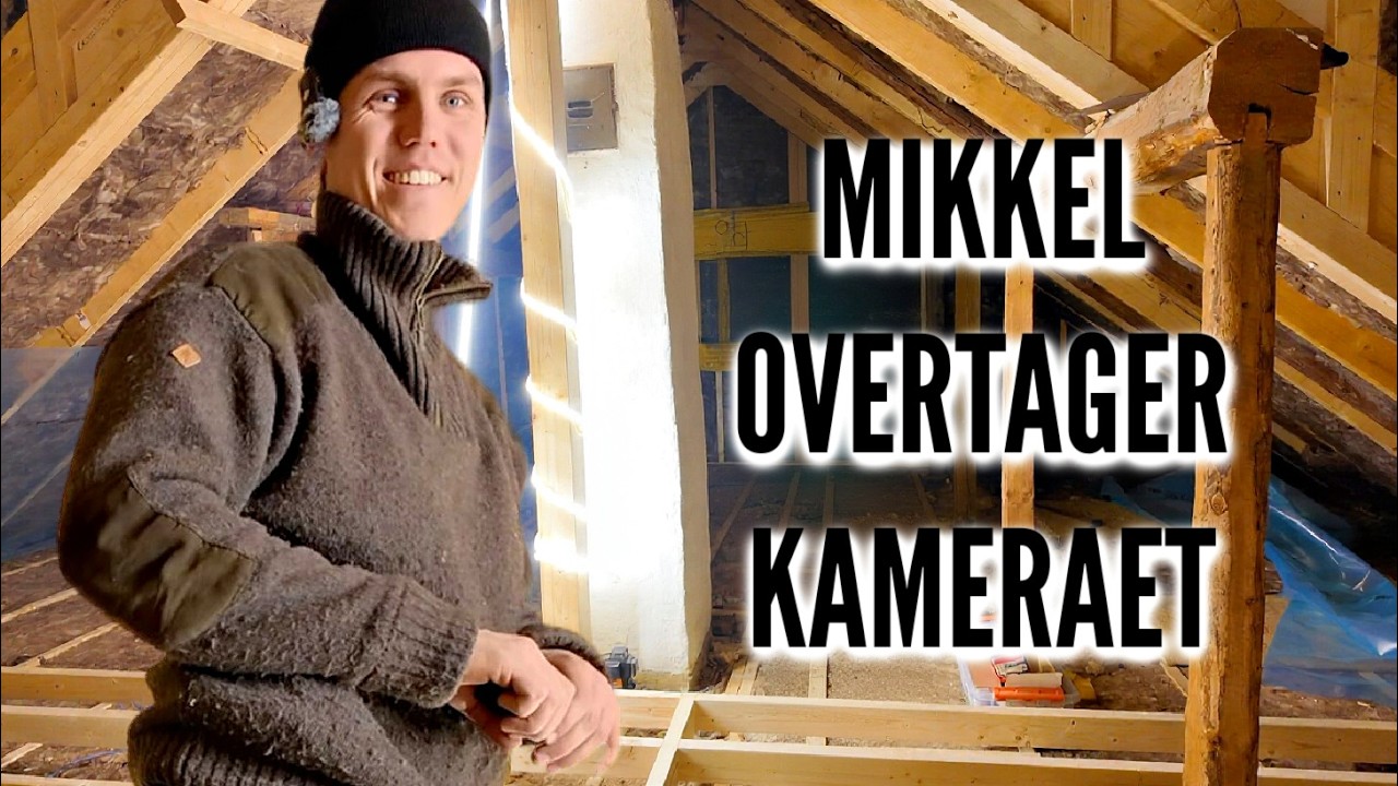 Mikkel overtager kameraet mens han bygger og fortæller | Livet på gården Ep. 75