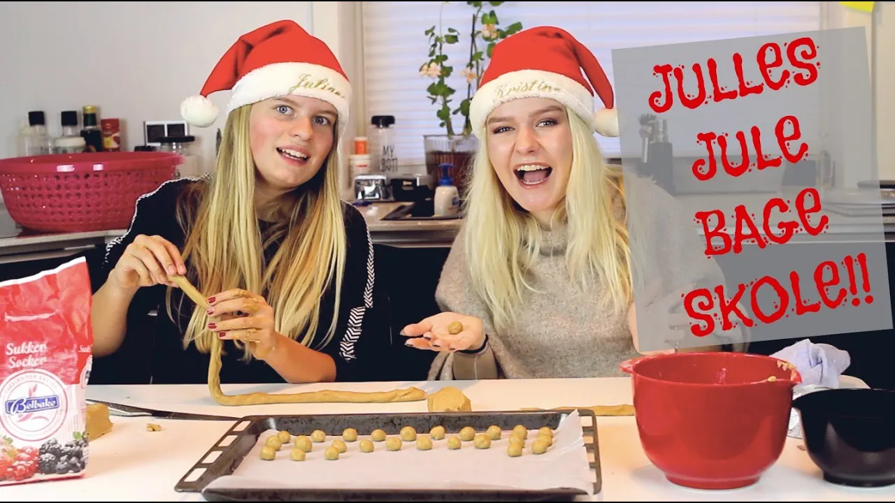 JULLES JULE BAGE SKOLE: Pebernødder! ll Kristine's Jul 2015 #2!