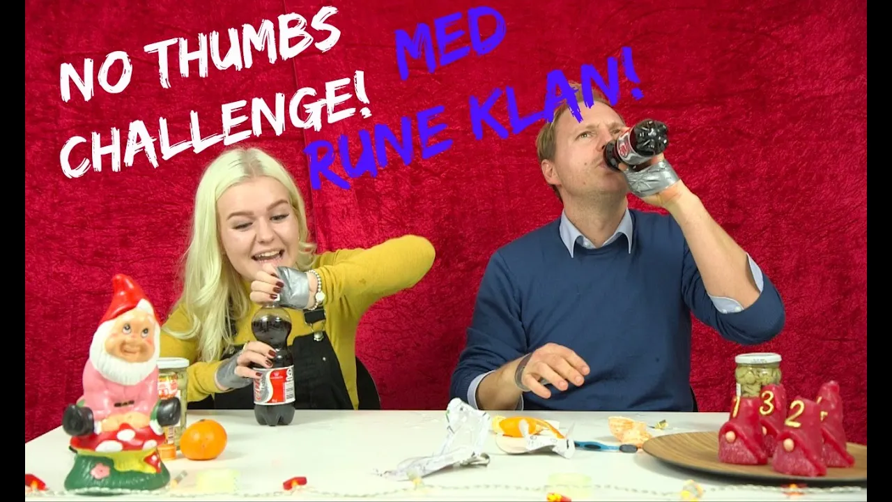 NO THUMBS CHALLENGE! MED RUNE KLAN! ll Kristine's Jul 2015 #17!