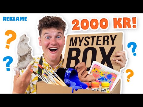 ÅBNER KREATIV MYSTERY BOX til 2000 KR | Lakserytteren