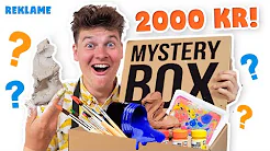 ÅBNER KREATIV MYSTERY BOX til 2000 KR | Lakserytteren