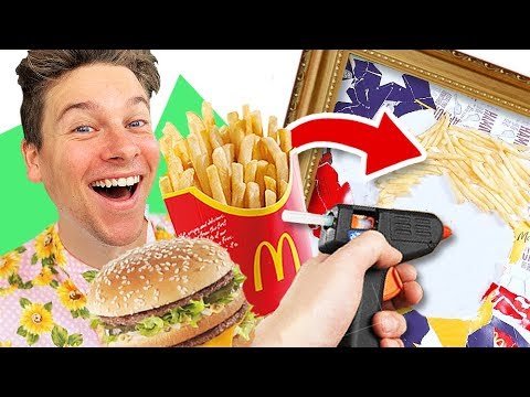 KUNSTVÆRK AF McDonalds!! (Donald Trump) | Lakserytteren