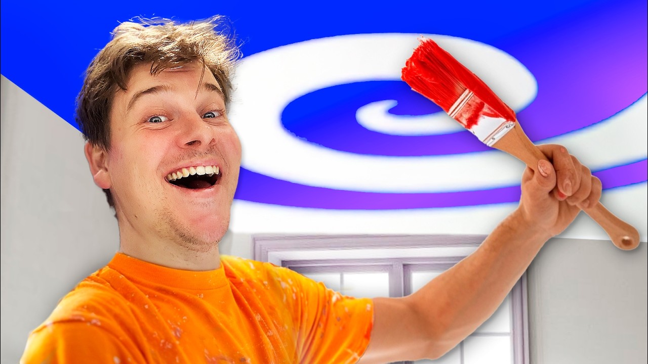 Maler et KUNSTVÆRK i loftet!