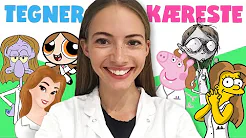 TEGNER MIN KÆRESTE som tegneserie-figurer| Lakserytteren