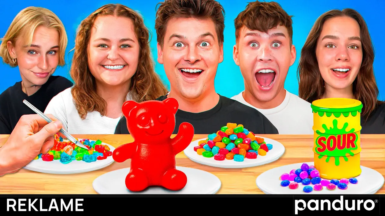 Kunstværk af 20KG SLIK! med @Malle_riemer @Makeupbymikkel @HelenaMadeleine @annabrynald