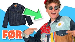 Cowboyjakke DIY - GENBRUGS HACK | Lakserytteren