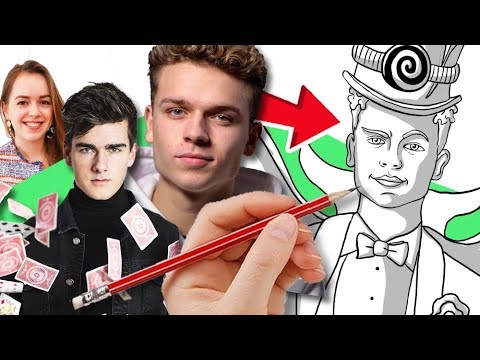 TEGNER YOUTUBERE 4 (Rasmus Brohave, LouLiving og Jeppe Ølgaard) | Lakserytteren