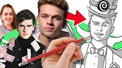 TEGNER YOUTUBERE 4 (Rasmus Brohave, LouLiving og Jeppe Ølgaard) | Lakserytteren