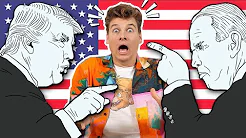 Tegner USA's næste præsident! Donald Trump VS. Joe Biden! | Lakserytteren
