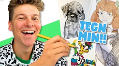 TEGNER MINE FØLGERES TEGNINGER | Lakserytteren