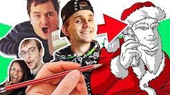 TEGNER YOUTUBERE 10 *JULEUDGAVE* (Eiqu, Spørg Casper og RobinSamse) | Lakserytteren