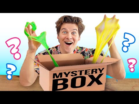 Åbner en SLIME MYSTERY BOX … (Selvlysende slim!)| Lakserytteren