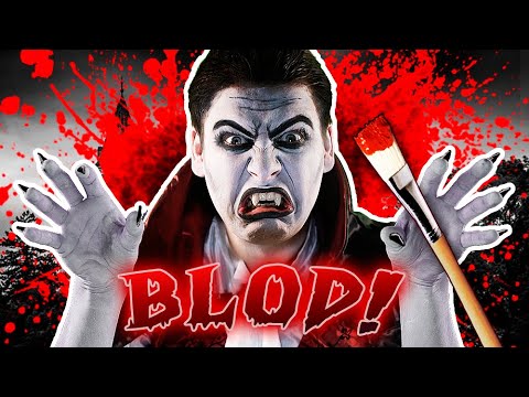 MALER MED BLOD!! * Halloween Special * | Lakserytteren