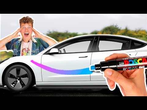 Køber en NY BIL og TEGNER PÅ DEN! | Lakserytteren