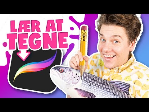 LÆR AT TEGNE 2 - 10 GODE RÅD + PROCREATE TUTORIAL | Lakserytteren