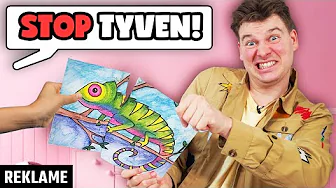 STJÆLER mine fans tegninger!