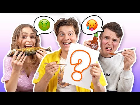 TEGN DET ELLER SPIS DET - med Jas og Mika! | Lakserytteren