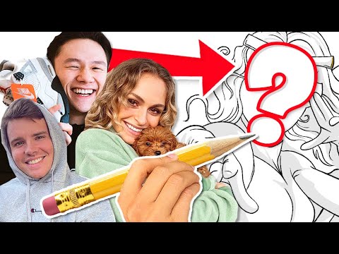 TEGNER YOUTUBERE 11 (Jas og Mika og Mathias Ong) | Lakserytteren