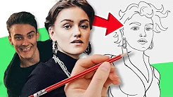 TEGNER YOUTUBERE  (Husum, Astrid Olsen, Futte) | Lakserytteren