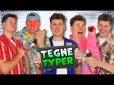 15 TRÆLSE TEGNE TYPER