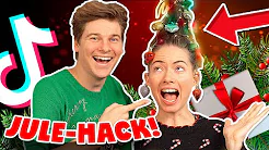 5 TikTok JULE-HACK med min kæreste! | Lakserytteren