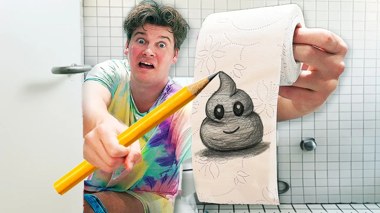 Må KUN tegne på TOILETPAPIR?!