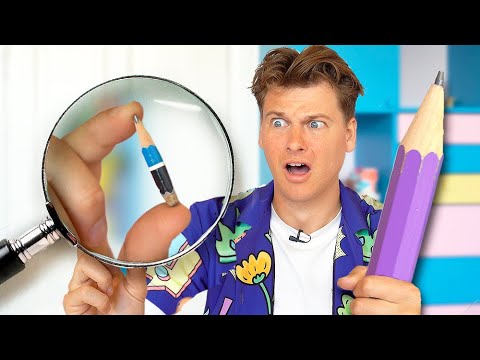 MIKRO vs GIGA blyant!| Lakserytteren