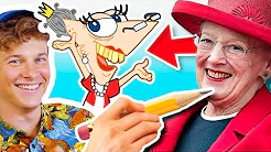 Tegner DRONNING MARGRETHE som tegneserie-figurer! | Lakserytteren