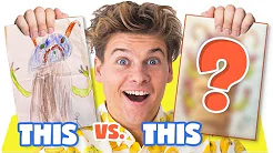 Artist recreates a kids’ monster drawings | TUTORIAL | HelloRasmus