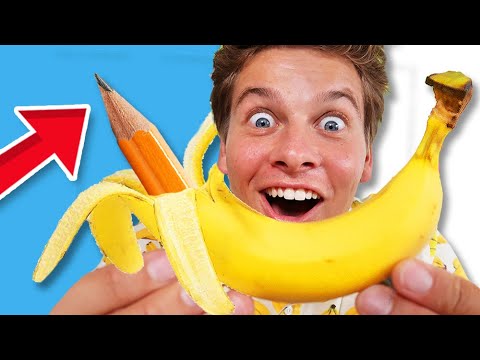 Tegner med Bananer! *EKSPERIMENT* | Lakserytteren