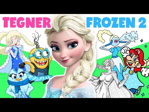 TEGNER FROZEN 2 som andre tegneserier| Lakserytteren