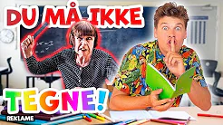 10 måder at TEGNE I SKOLETIDEN! | Lakserytteren