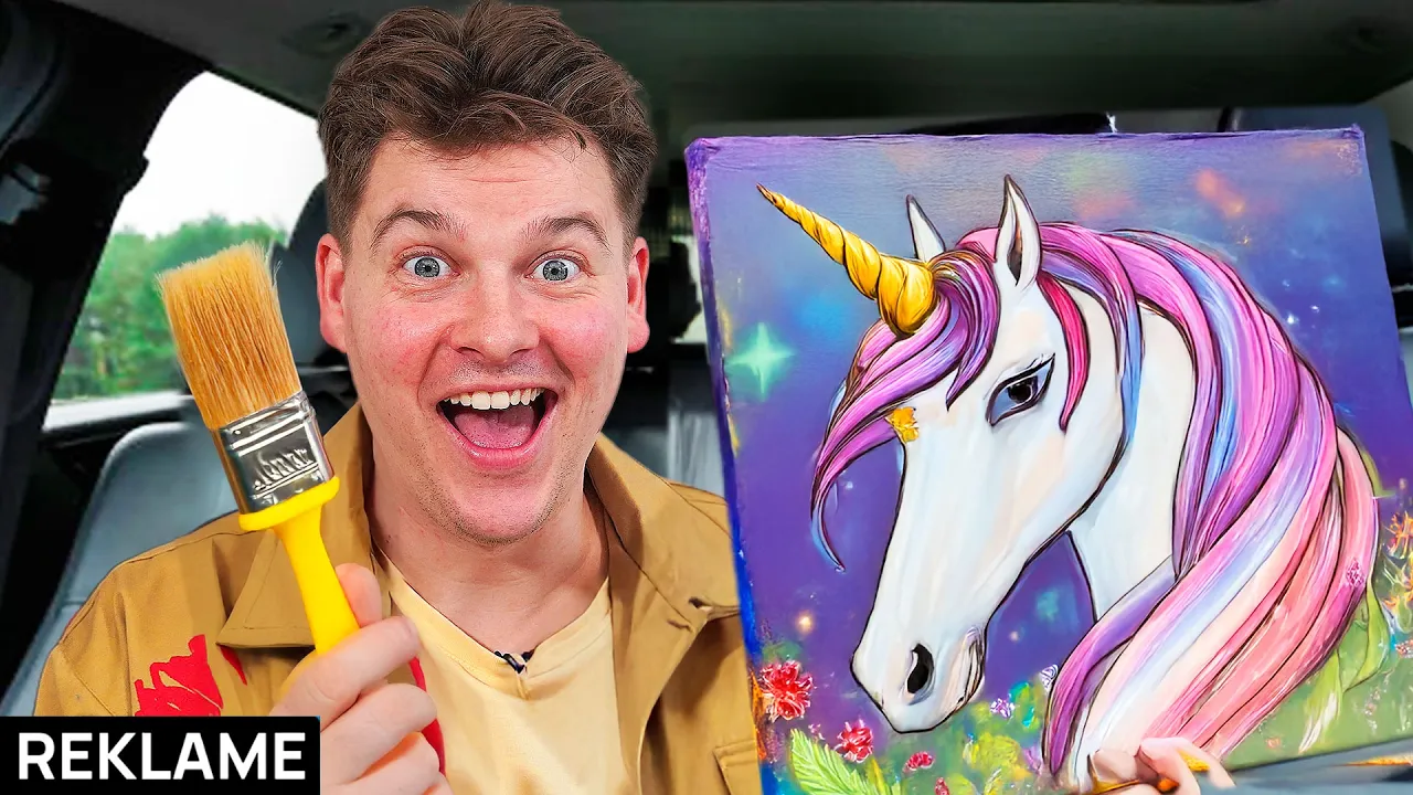 Maler KUNSTVÆRK i min bil!