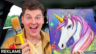 Maler KUNSTVÆRK i min bil!