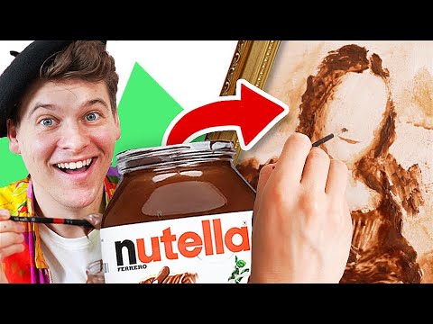 MALER KUNSTVÆRK MED NUTELLA | Lakserytteren